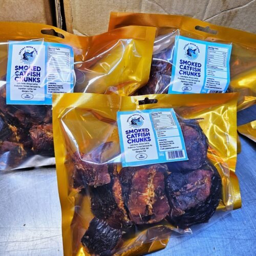 smoked catfish chunks packed jayjay farm